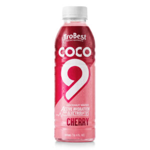 16.9 fl oz Active Hydration Coconut Water with Electrolytes – Cherry Flavor