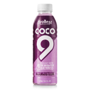 16.9 fl oz Active Hydration Coconut Water with Electrolytes – Mangosteen Flavor
