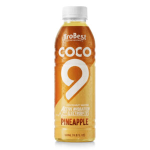16.9 fl oz Active Hydration Coconut Water with Electrolytes – Pineapple Flavor