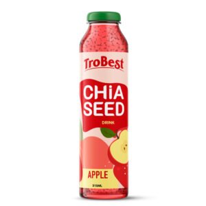 315ml Glass Bottle BASIL SEED DRINK With APPLE