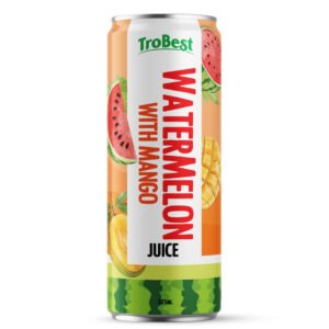 325 Ml Cans WATERMELON JUICE With MANGO