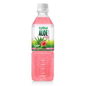 500ml Pet Bottle Aloe Vera Juice With Peach