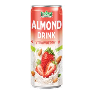 Almond Strawberry Milk Drink Delicious Vegan Milk