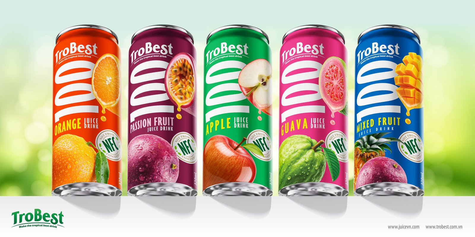 100 NFC Guava Juice Drink 320ml Cans Poster 2