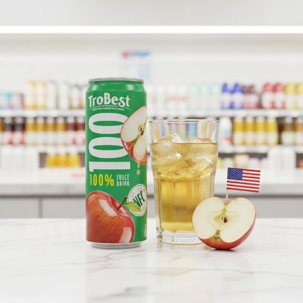 USA Market: A Prime Destination for NFC Apple Juice Cans