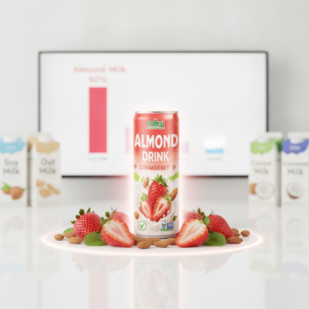 Why Almond Strawberry Milk Stands Out in the Vegan Milk Segment