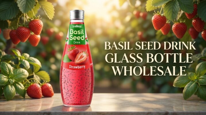 basil seed drink glass bottle wholesale