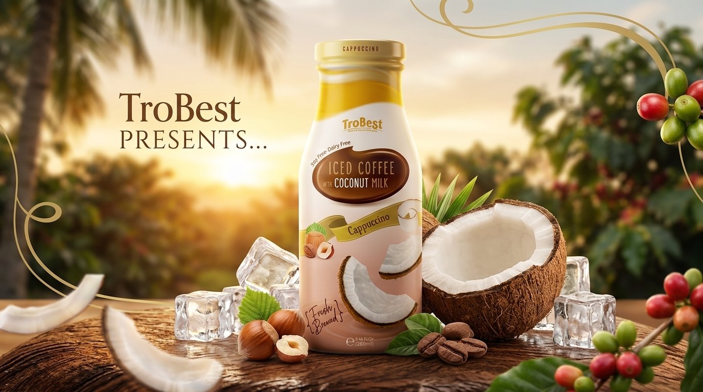 iced coffee coconut milk