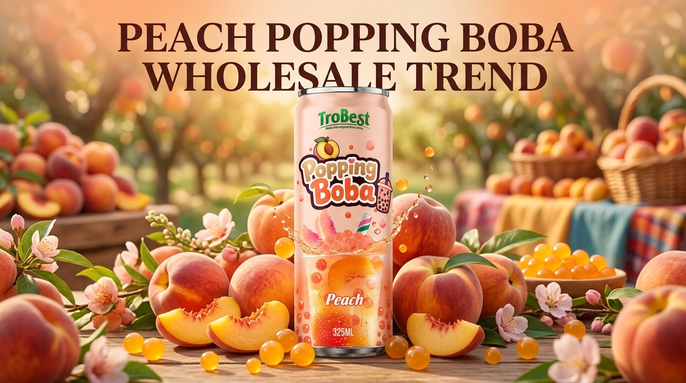 peach popping boba wholesale trend