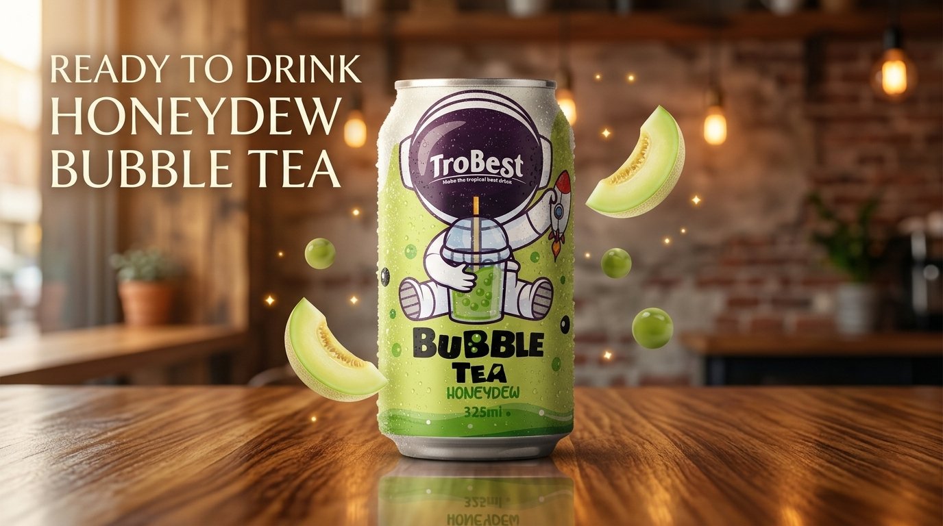 ready to drink honeydew bubble tea