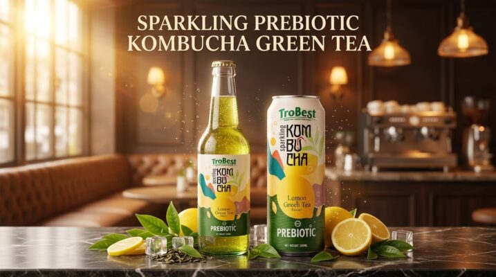 sparkling prebiotic kombucha green tea