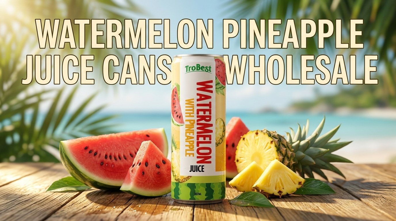 watermelon pineapple juice cans wholesale