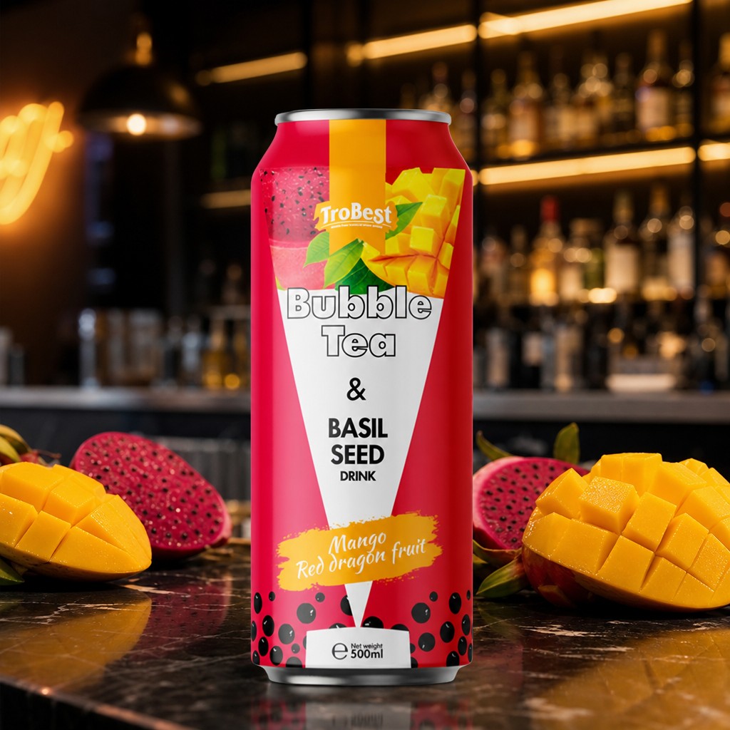 Mango Dragon Fruit Bubble Tea Innovates the Global Canned Tea Market - Image 1