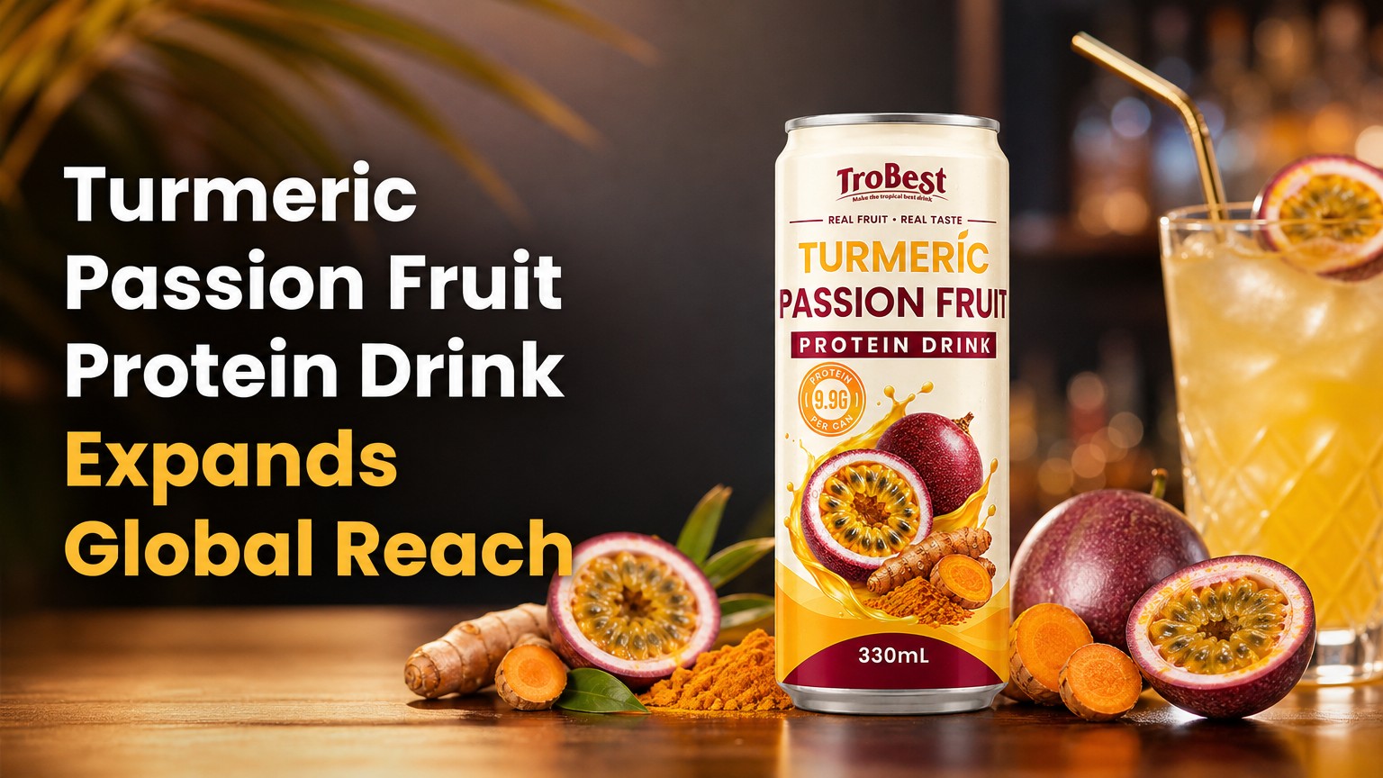 rita turmeric passion fruit protein drink
