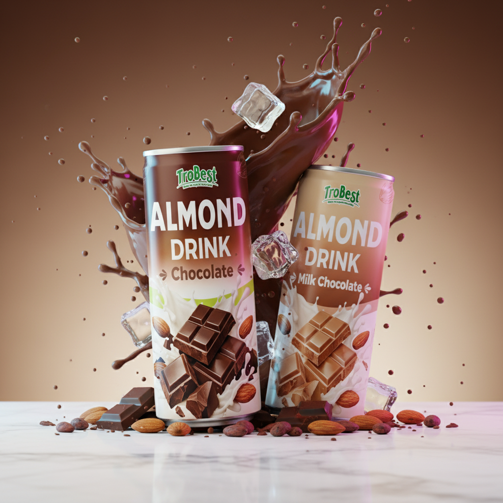 Almond Chocolate Premium Dark & Milk Chocolate - Trobest